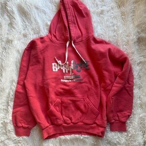 Bariloche Patagonia Argentina Hoodie Pullover Sweatshirt Coral Pink